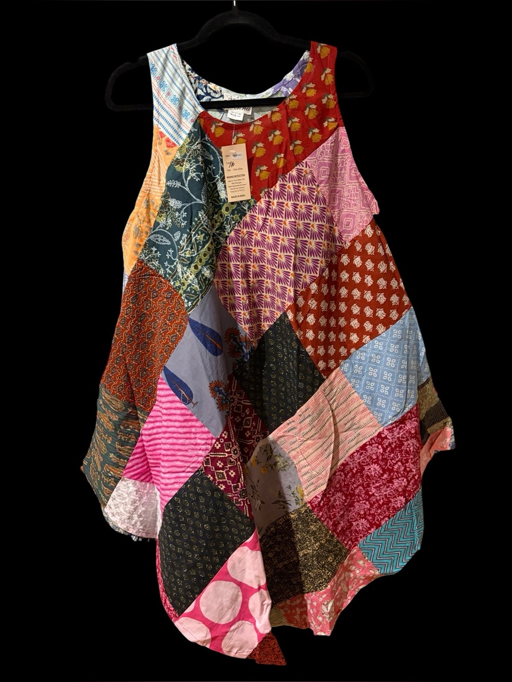 Colorful #16 Patchwork Boho A-line Dress